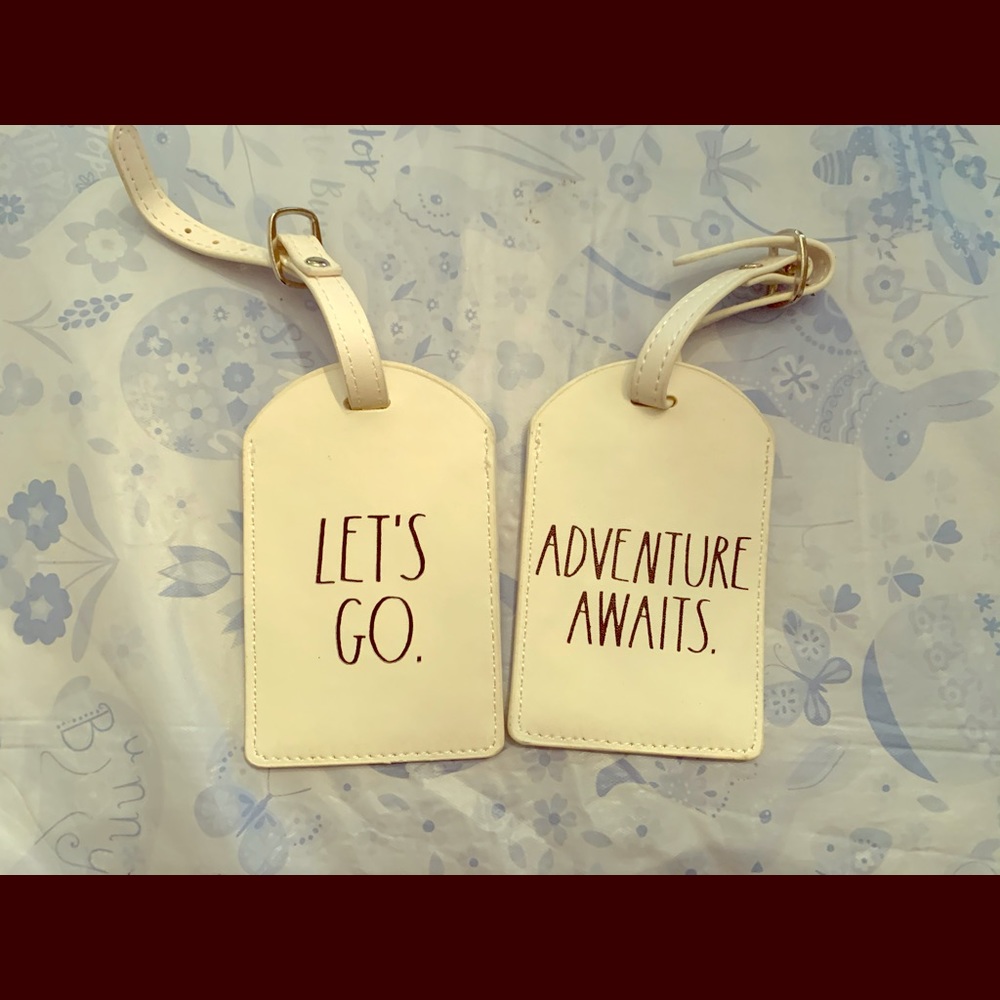 Rae Dunn Luggage Tags NWOT